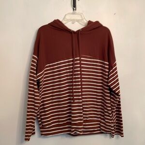 Fall striped hoodie in women’s XL